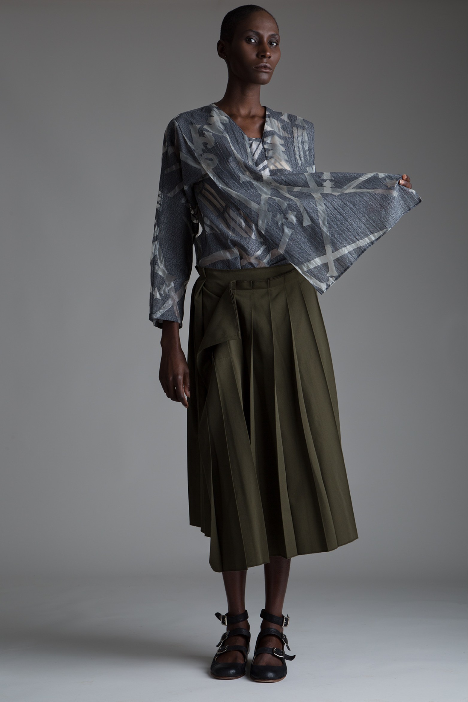 Vintage Yohji Yamamoto Pleated Skirt